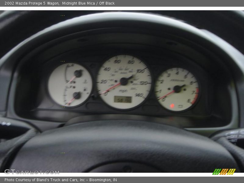 Midnight Blue Mica / Off Black 2002 Mazda Protege 5 Wagon