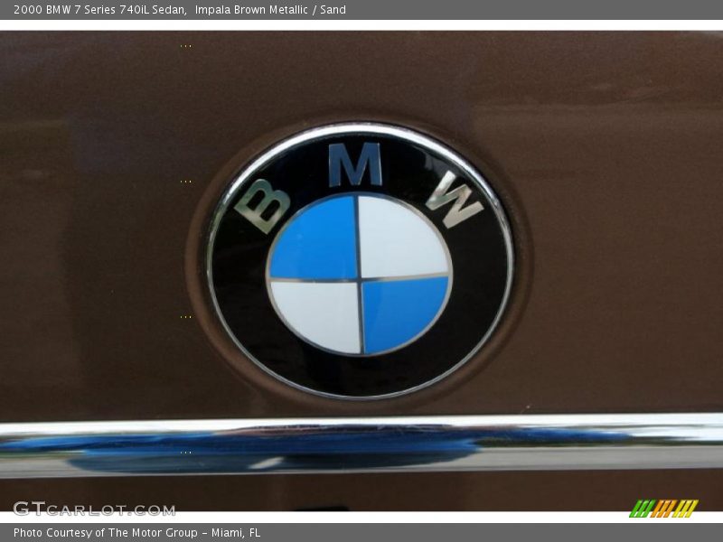 Impala Brown Metallic / Sand 2000 BMW 7 Series 740iL Sedan