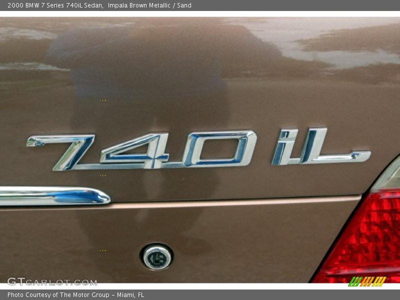 Impala Brown Metallic / Sand 2000 BMW 7 Series 740iL Sedan