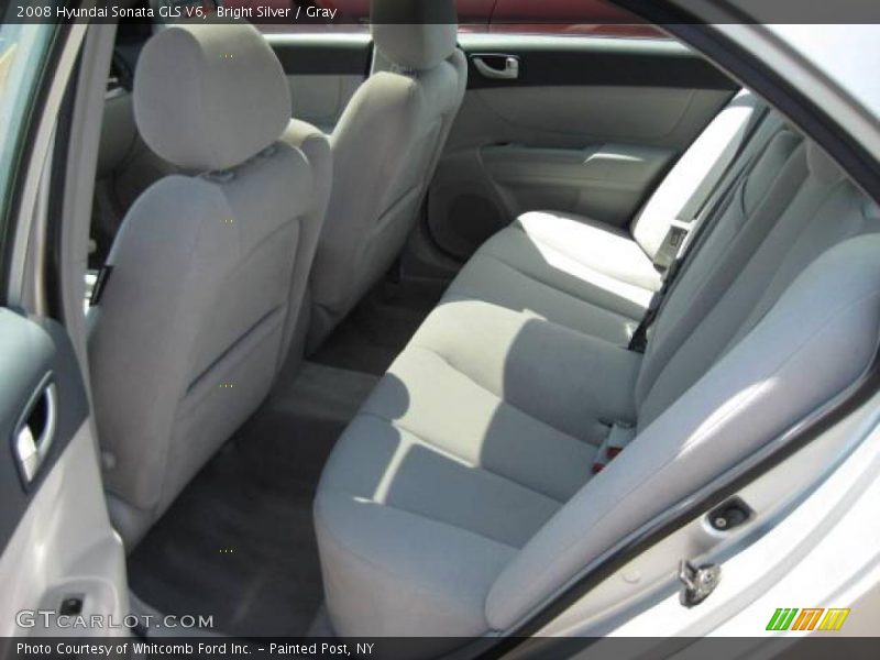 Bright Silver / Gray 2008 Hyundai Sonata GLS V6