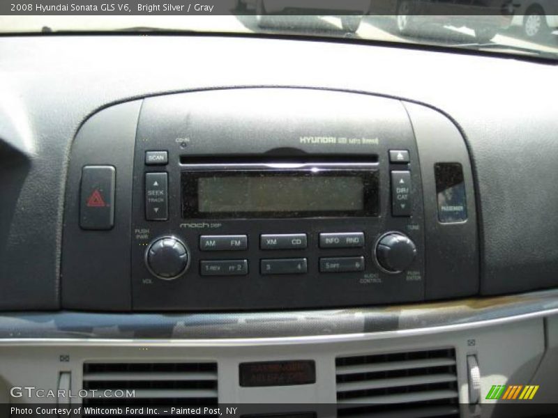 Bright Silver / Gray 2008 Hyundai Sonata GLS V6