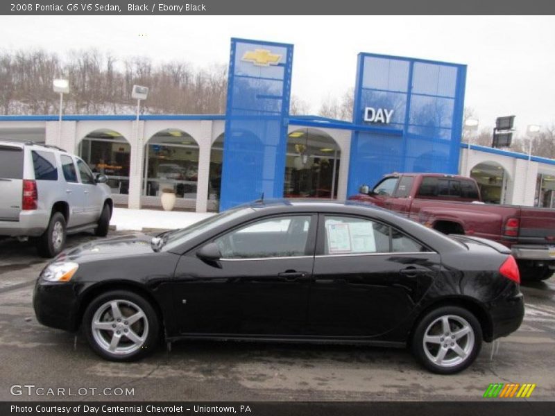 Black / Ebony Black 2008 Pontiac G6 V6 Sedan