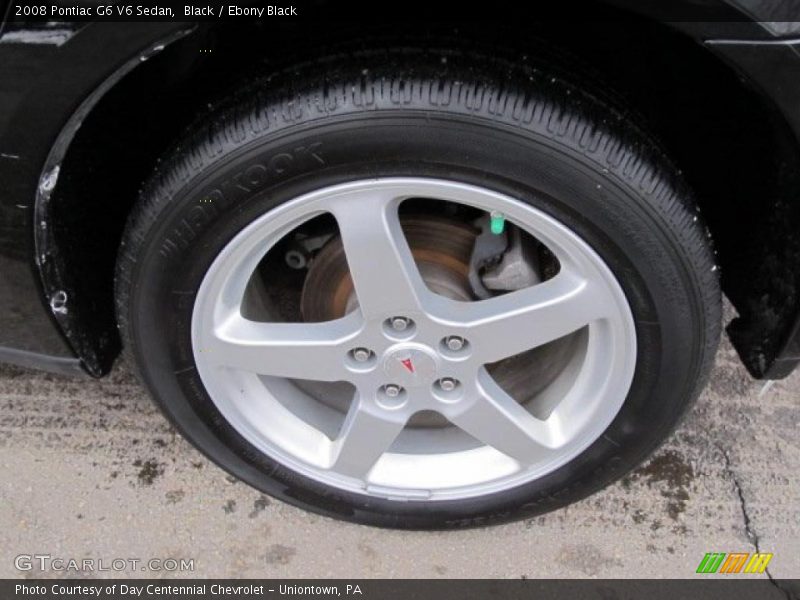 Black / Ebony Black 2008 Pontiac G6 V6 Sedan