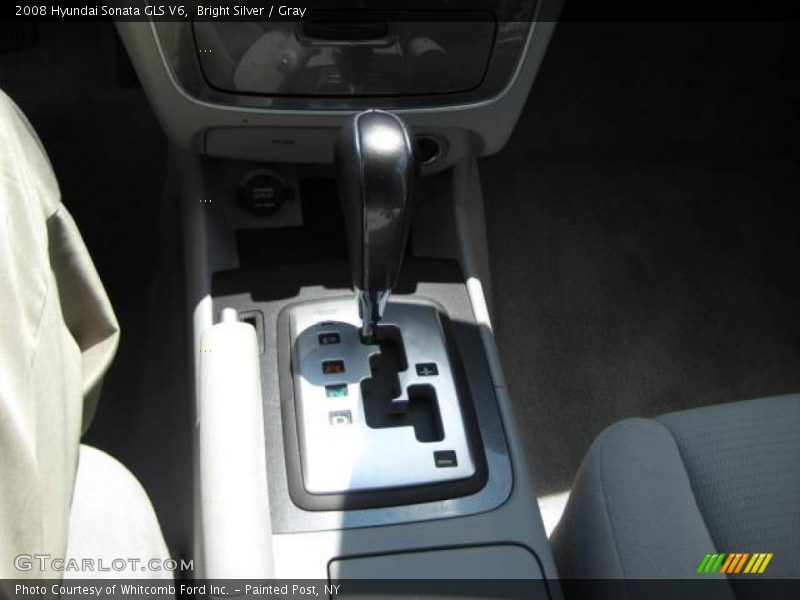 Bright Silver / Gray 2008 Hyundai Sonata GLS V6