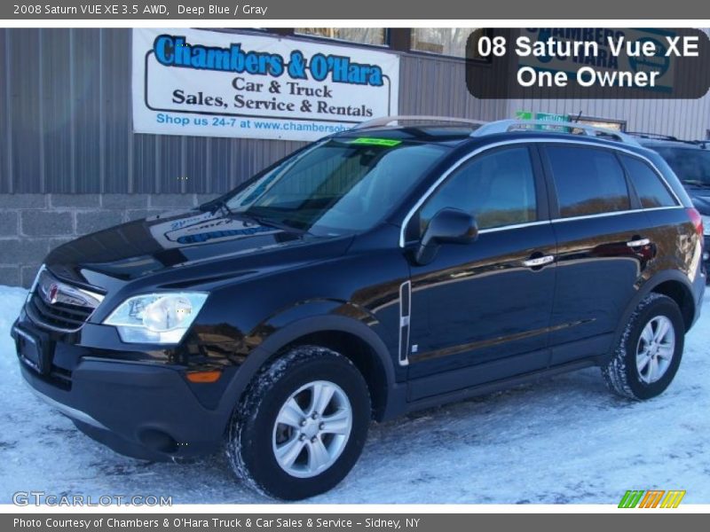 Deep Blue / Gray 2008 Saturn VUE XE 3.5 AWD