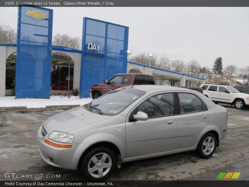 Galaxy Silver Metallic / Gray 2005 Chevrolet Aveo LS Sedan