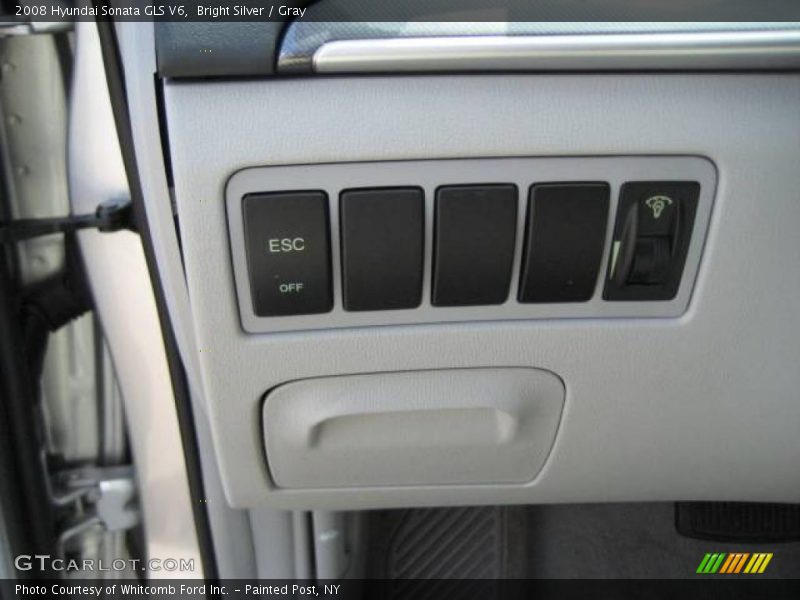 Bright Silver / Gray 2008 Hyundai Sonata GLS V6