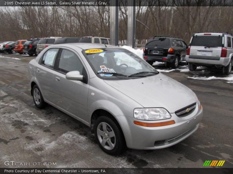 Galaxy Silver Metallic / Gray 2005 Chevrolet Aveo LS Sedan