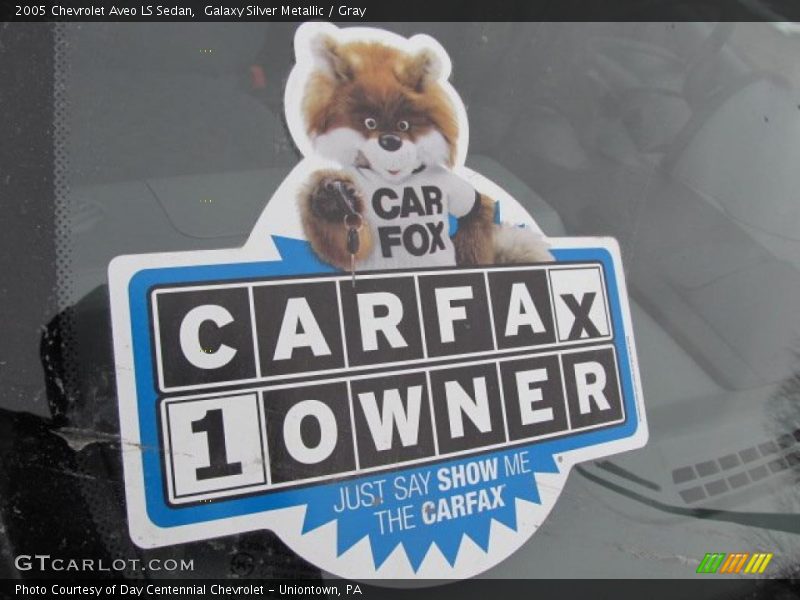 Galaxy Silver Metallic / Gray 2005 Chevrolet Aveo LS Sedan