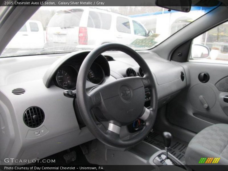 Galaxy Silver Metallic / Gray 2005 Chevrolet Aveo LS Sedan