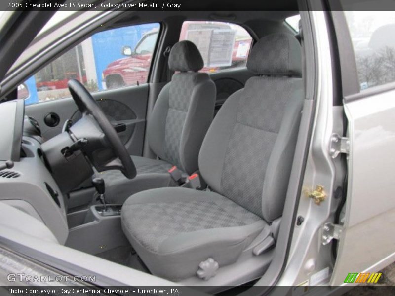 Galaxy Silver Metallic / Gray 2005 Chevrolet Aveo LS Sedan