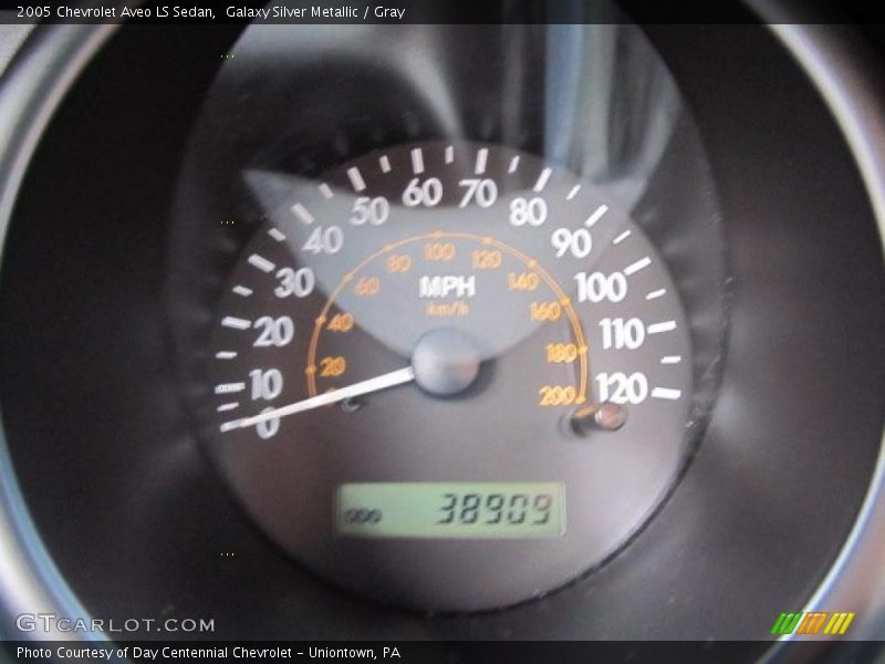 Galaxy Silver Metallic / Gray 2005 Chevrolet Aveo LS Sedan