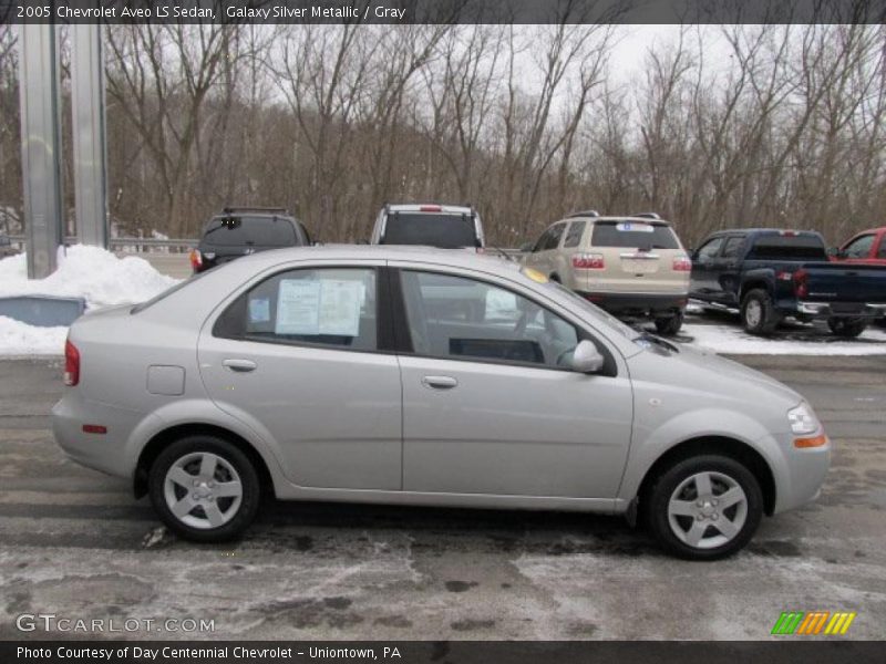 Galaxy Silver Metallic / Gray 2005 Chevrolet Aveo LS Sedan