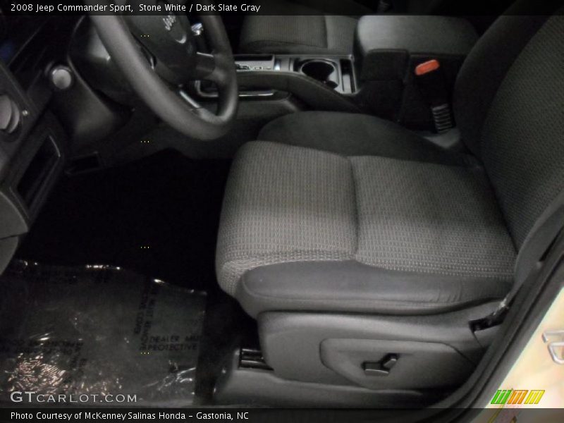 Stone White / Dark Slate Gray 2008 Jeep Commander Sport