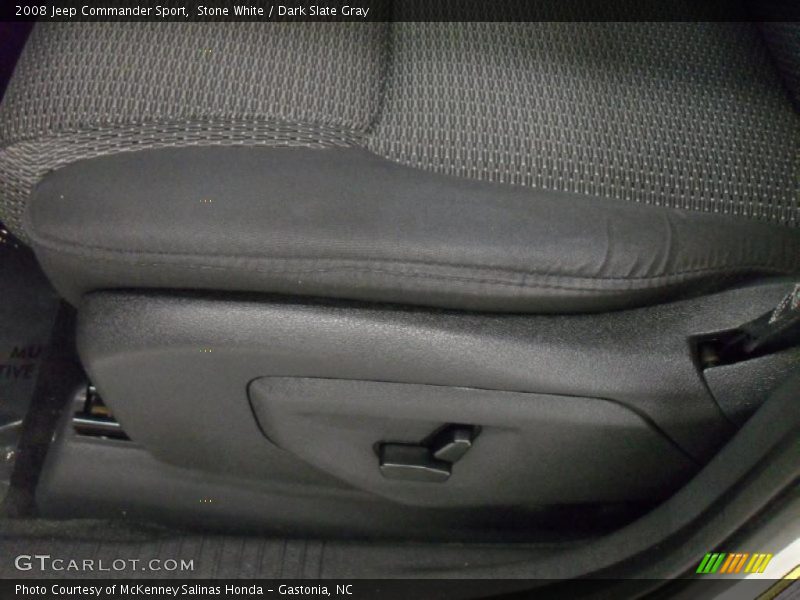 Stone White / Dark Slate Gray 2008 Jeep Commander Sport