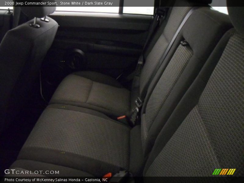 Stone White / Dark Slate Gray 2008 Jeep Commander Sport