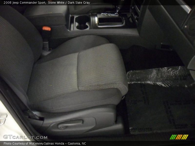 Stone White / Dark Slate Gray 2008 Jeep Commander Sport