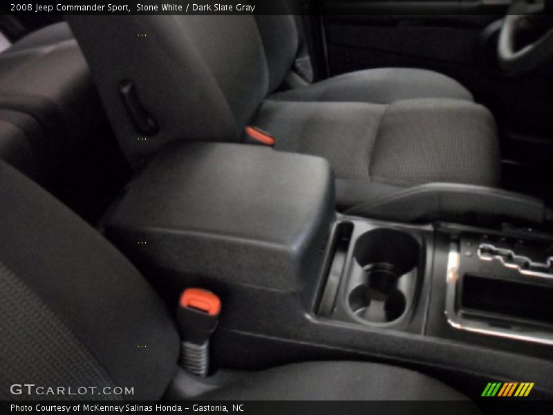 Stone White / Dark Slate Gray 2008 Jeep Commander Sport
