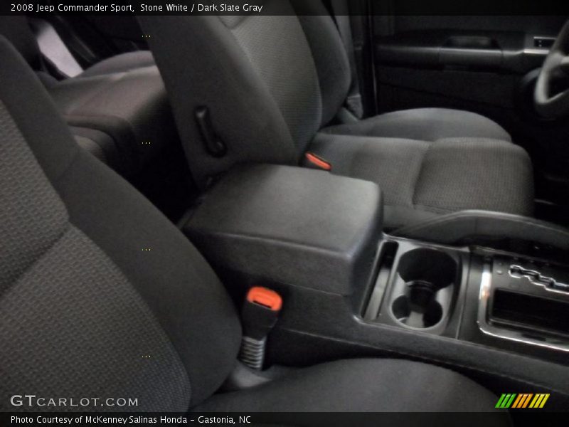 Stone White / Dark Slate Gray 2008 Jeep Commander Sport