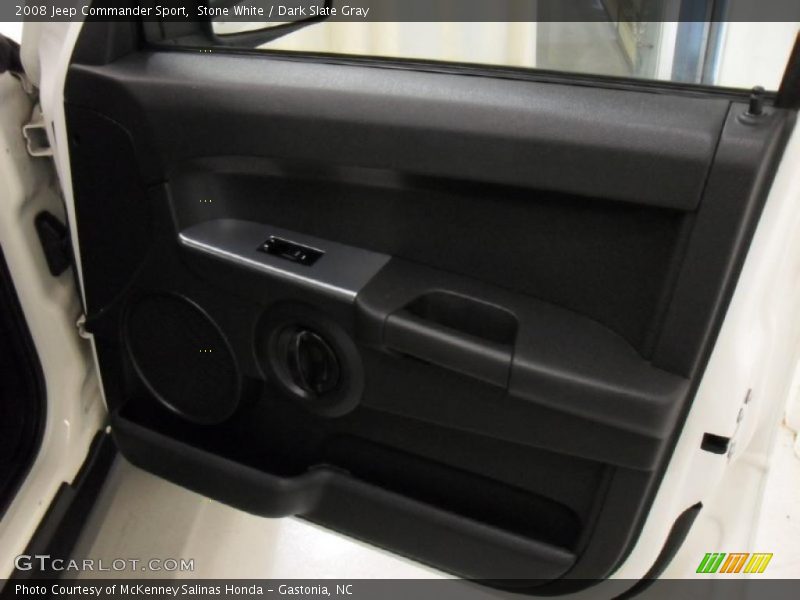 Stone White / Dark Slate Gray 2008 Jeep Commander Sport