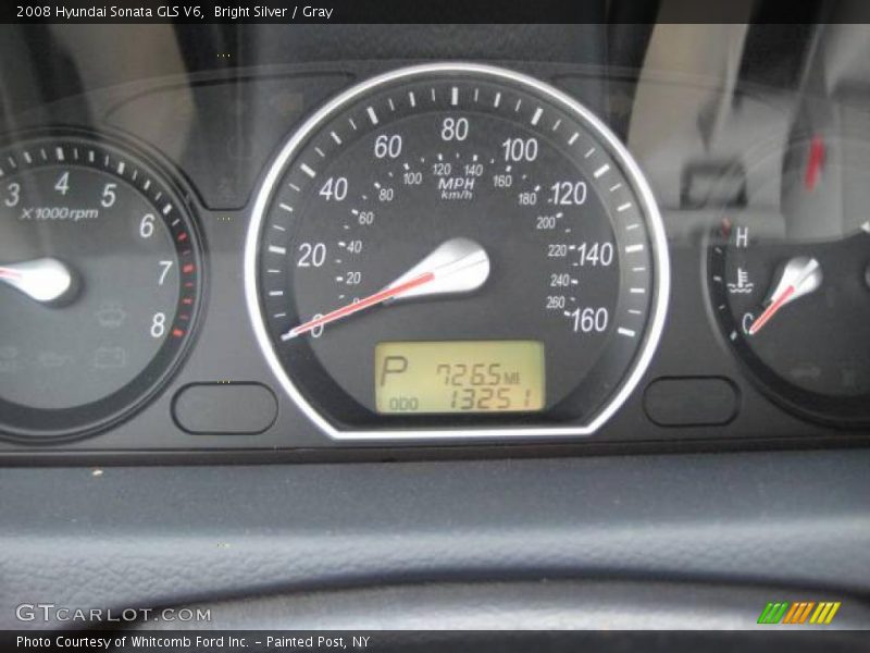 Bright Silver / Gray 2008 Hyundai Sonata GLS V6