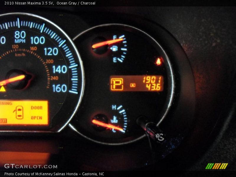 Ocean Gray / Charcoal 2010 Nissan Maxima 3.5 SV