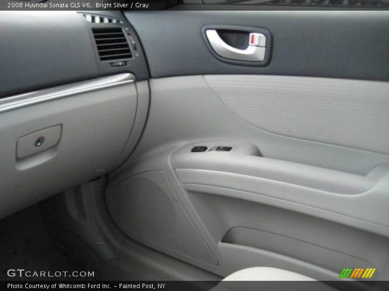 Bright Silver / Gray 2008 Hyundai Sonata GLS V6