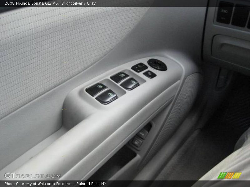 Bright Silver / Gray 2008 Hyundai Sonata GLS V6