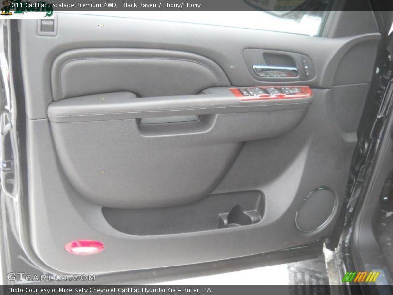 Black Raven / Ebony/Ebony 2011 Cadillac Escalade Premium AWD