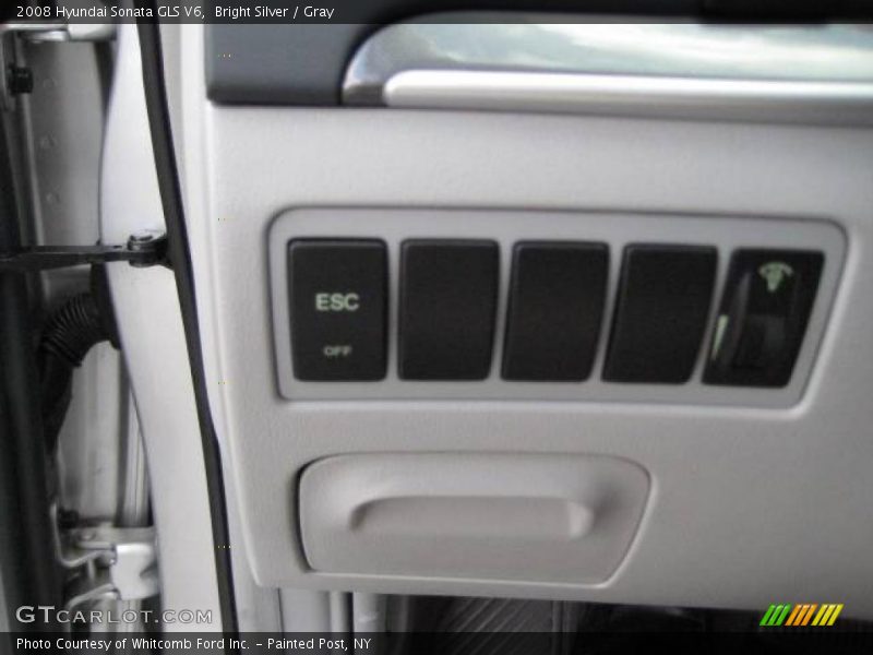 Bright Silver / Gray 2008 Hyundai Sonata GLS V6