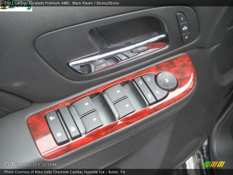 Black Raven / Ebony/Ebony 2011 Cadillac Escalade Premium AWD