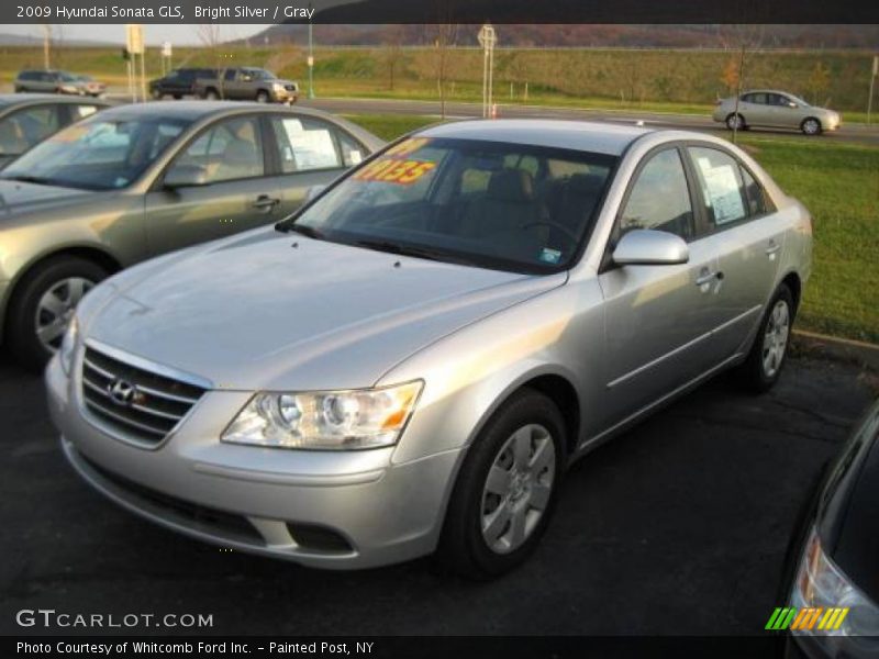 Bright Silver / Gray 2009 Hyundai Sonata GLS