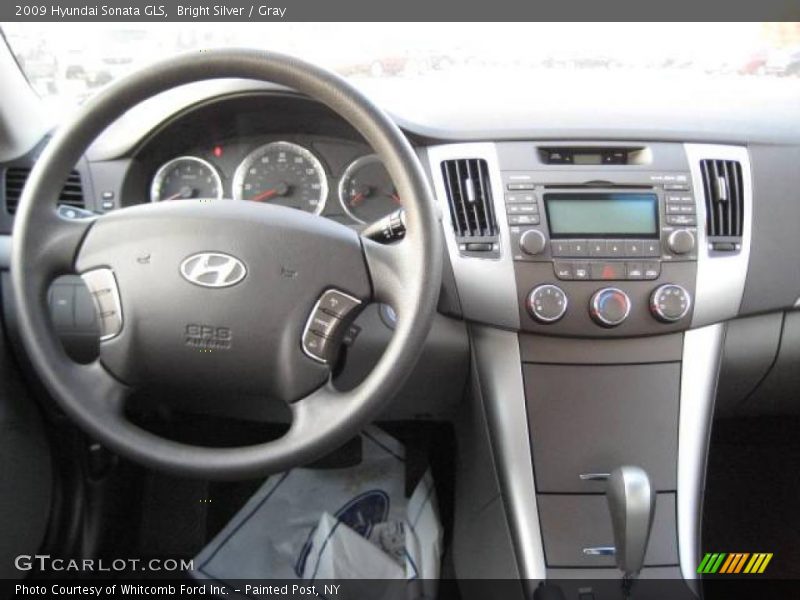 Bright Silver / Gray 2009 Hyundai Sonata GLS