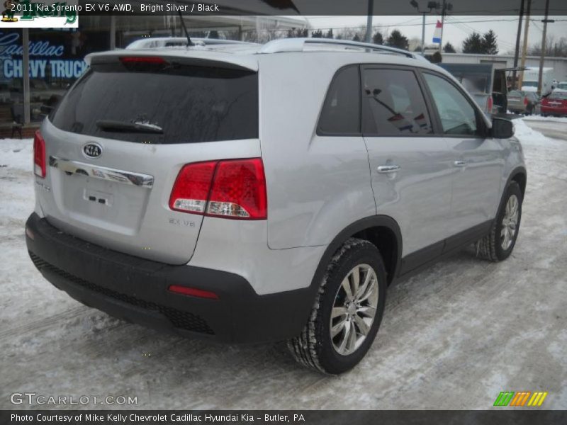 Bright Silver / Black 2011 Kia Sorento EX V6 AWD