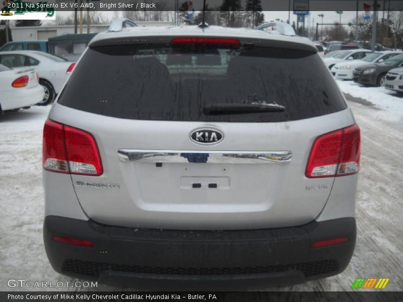 Bright Silver / Black 2011 Kia Sorento EX V6 AWD