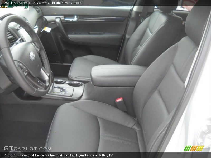 Bright Silver / Black 2011 Kia Sorento EX V6 AWD