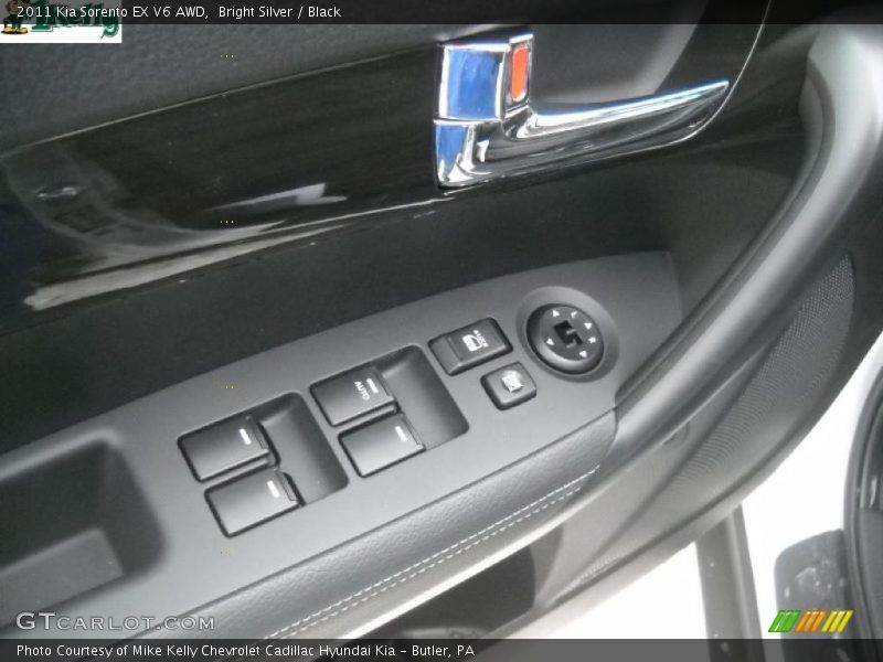 Bright Silver / Black 2011 Kia Sorento EX V6 AWD