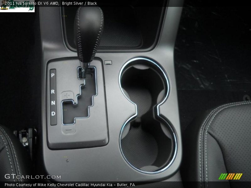 Bright Silver / Black 2011 Kia Sorento EX V6 AWD