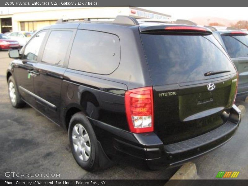 Galaxy Black / Beige 2008 Hyundai Entourage GLS