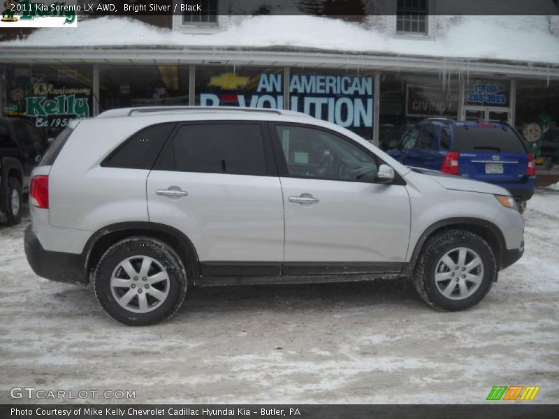 Bright Silver / Black 2011 Kia Sorento LX AWD
