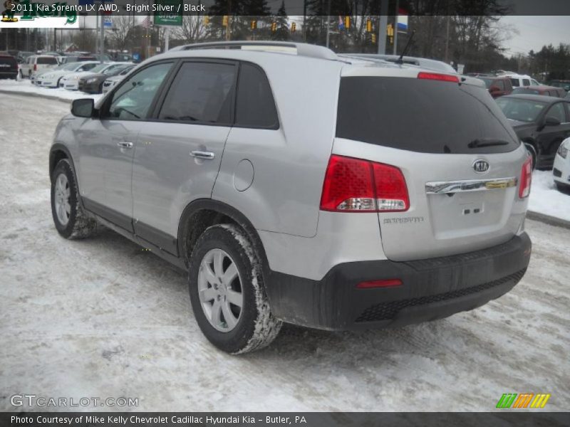 Bright Silver / Black 2011 Kia Sorento LX AWD