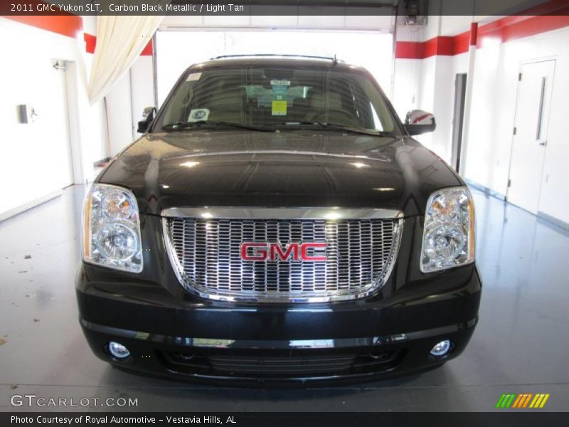 Carbon Black Metallic / Light Tan 2011 GMC Yukon SLT