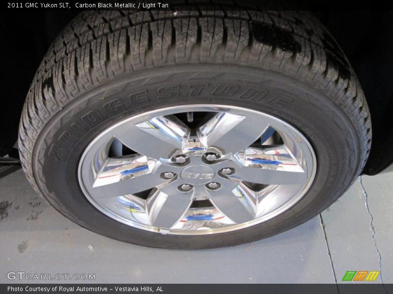 Carbon Black Metallic / Light Tan 2011 GMC Yukon SLT