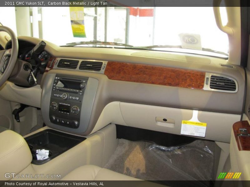 Carbon Black Metallic / Light Tan 2011 GMC Yukon SLT