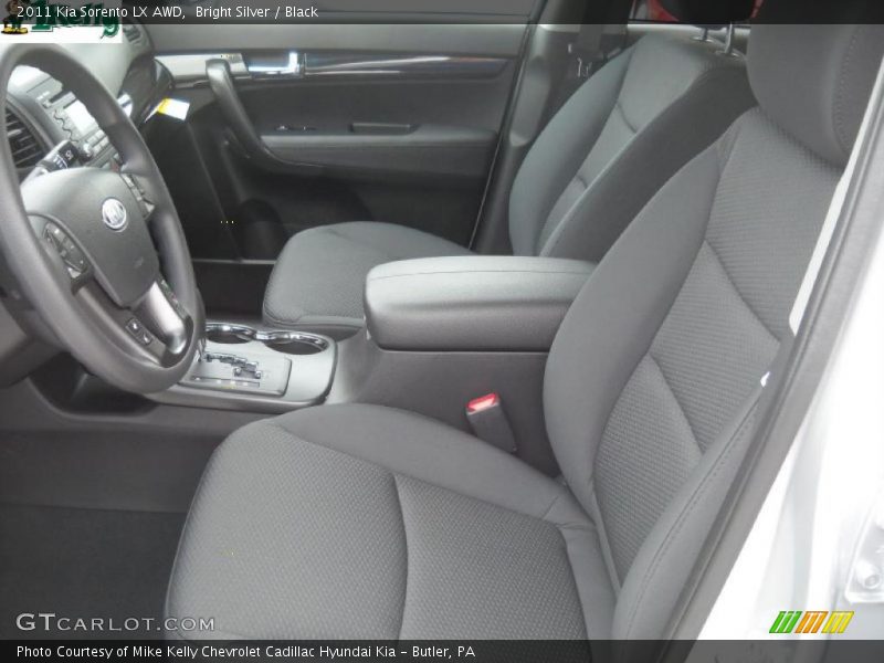 Bright Silver / Black 2011 Kia Sorento LX AWD