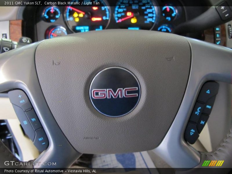 Carbon Black Metallic / Light Tan 2011 GMC Yukon SLT