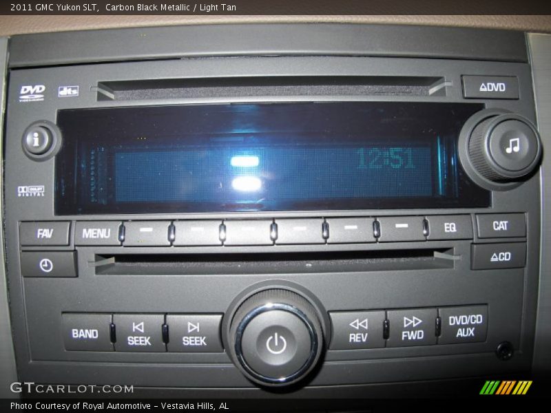 Carbon Black Metallic / Light Tan 2011 GMC Yukon SLT