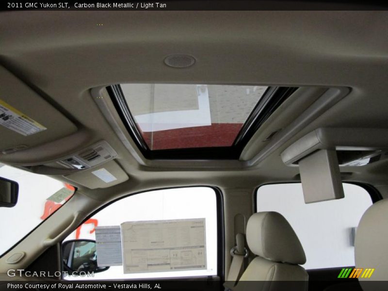 Carbon Black Metallic / Light Tan 2011 GMC Yukon SLT