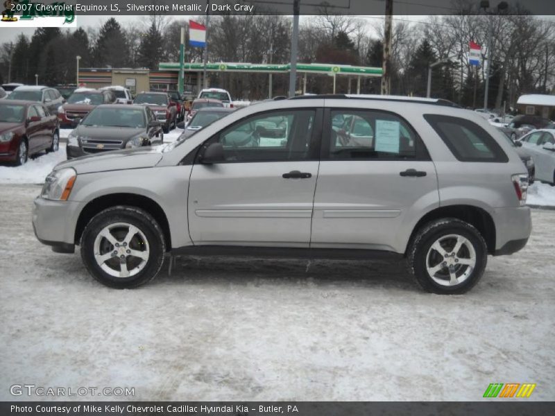 Silverstone Metallic / Dark Gray 2007 Chevrolet Equinox LS