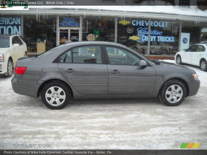 Willow Gray / Gray 2010 Hyundai Sonata GLS